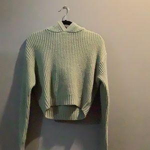 Girls sage green hoodie, size Large fits like a medium and from urban planet.